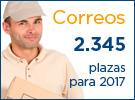 Convocadas 2.345 plazas Correos y Telégrafos para 2017