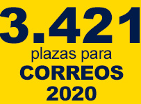 3.421 plazas de Personal Laboral de Correos para 2020