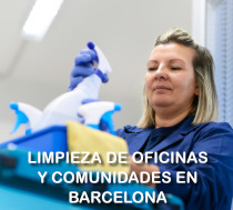 Servicios de limpieza de oficinas y comunidades en Barcelona