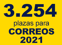 3254 plazas de Correos para 2021